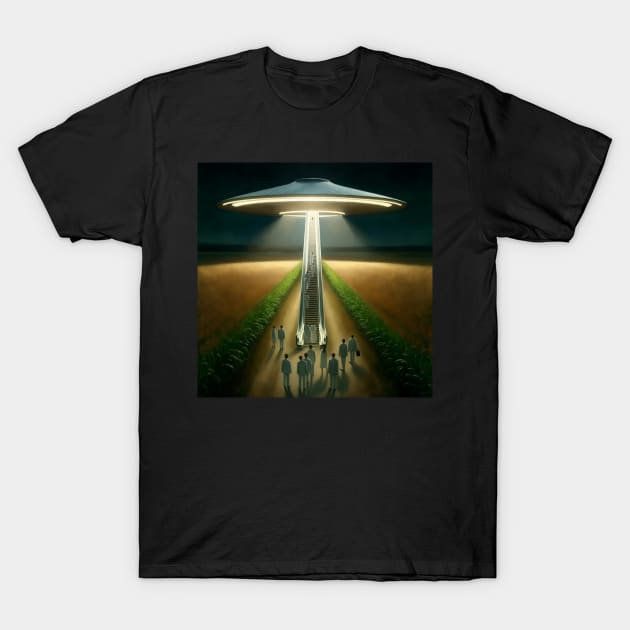 Leaving the Earth behind. T-Shirt by k9-tee